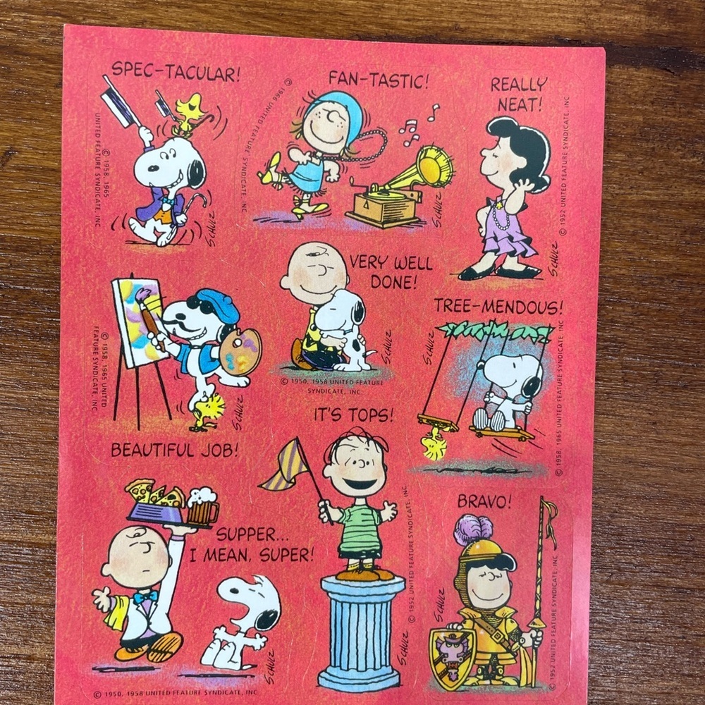 60 Mickey Mouse and Charlie Brown Stickers - Picture 3 of 3